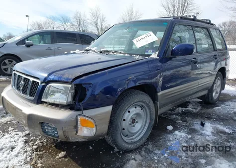 2002 Subaru Forester S z USA, uszkodzony, nr VIN JF1SF65572H748950